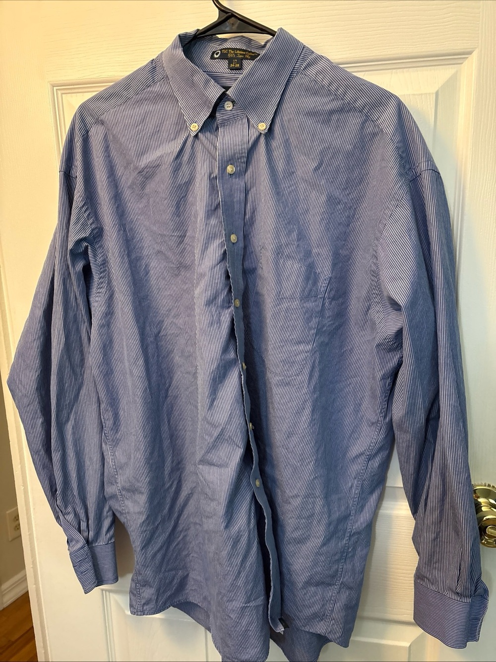 Tommy Hilfiger Blue Pinstripe Button-Down Shirt